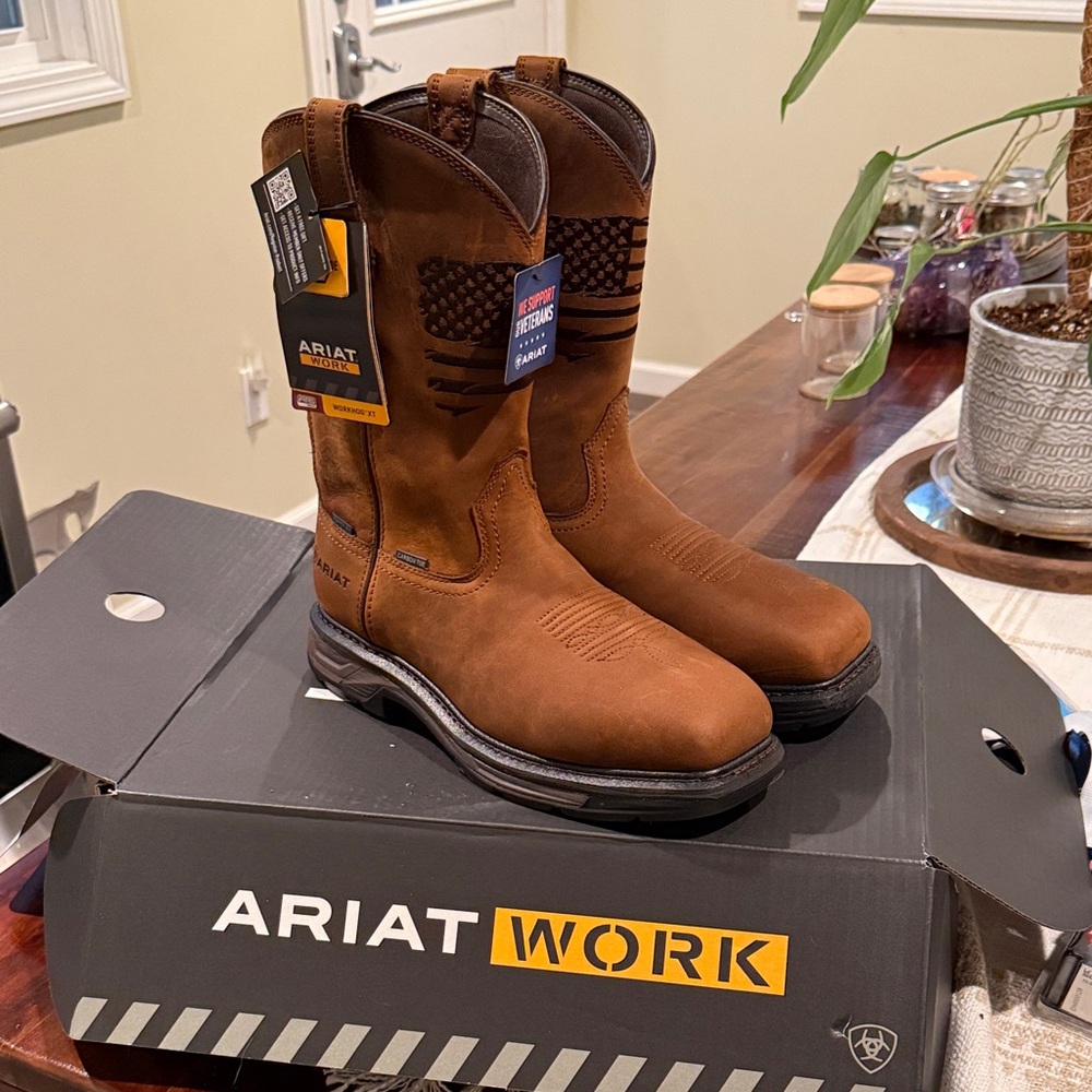 Ariat Tan Work Boots